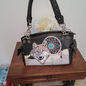 Wolf purse